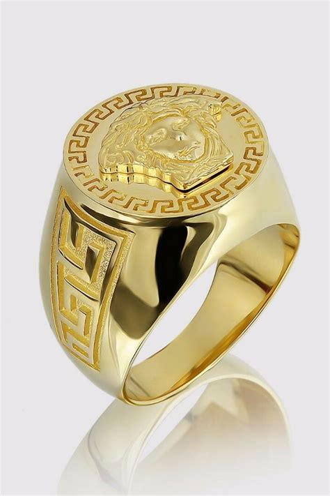 mens gold mens versace chain|Versace men's wedding rings.